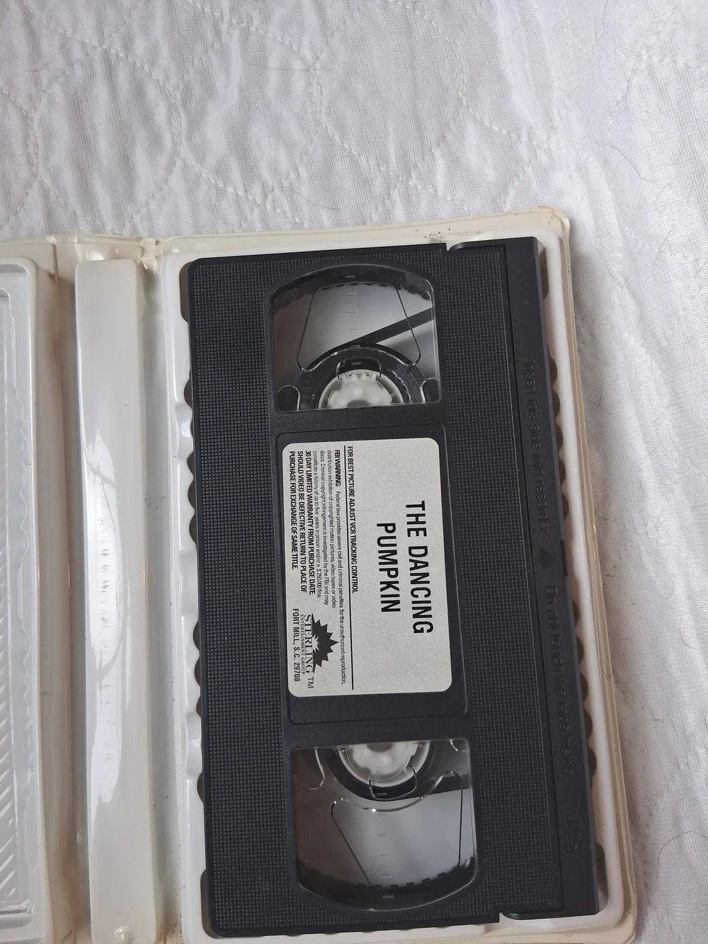 The Dancing Pumpkin VHS Tape -Retro Family Video